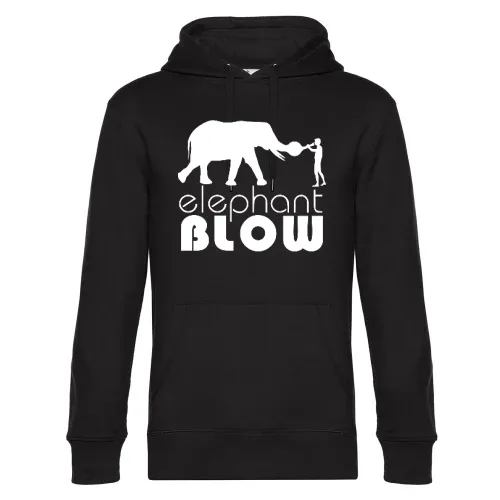 elephant blow Männer Hoodie