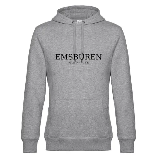 Emsbüren Koordinaten Hoodie Männer King Hooded