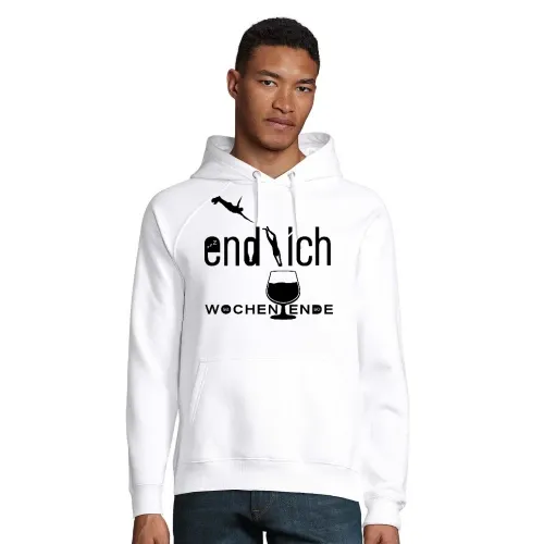 endlich Wochenende Hoodie Männer Stellar Bio