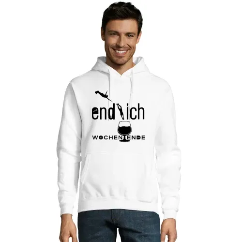endlich Wochenende Hoodie Männer Snake