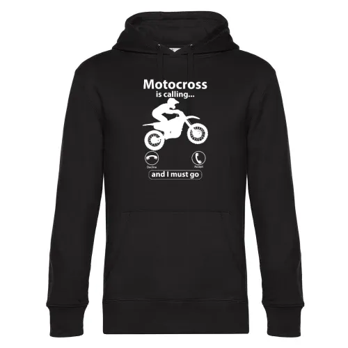 Enduro Anruf Dirt Bike Handy Motocross Is Calling Hoodie Männer King Hooded