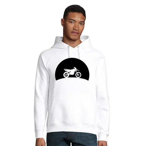 Enduro im Sonnenuntergang Hoodie Männer Stellar Bio