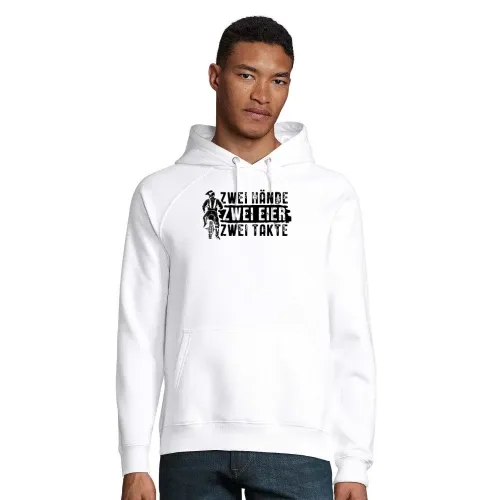 Enduro Motocross 2 Hände 2 Eier 2 Takte Cross Bike Hoodie Männer Stellar Bio