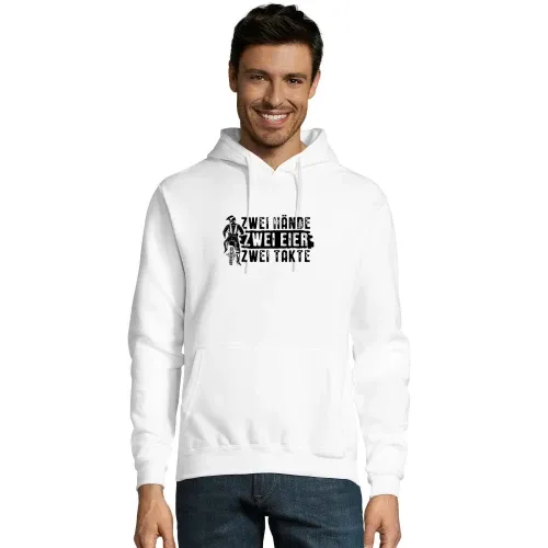 Enduro Motocross 2 Hände 2 Eier 2 Takte Cross Bike Hoodie