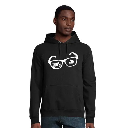 Enduro Nerd Brille Hoodie Männer Stellar Bio
