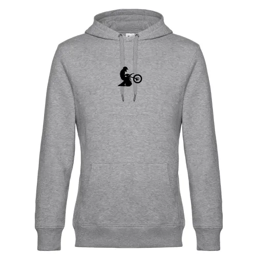 Enduro Sprung aus Brusttasche Hoodie Männer King Hooded