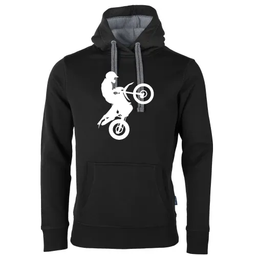 Enduro Sprung Männer Hoodie