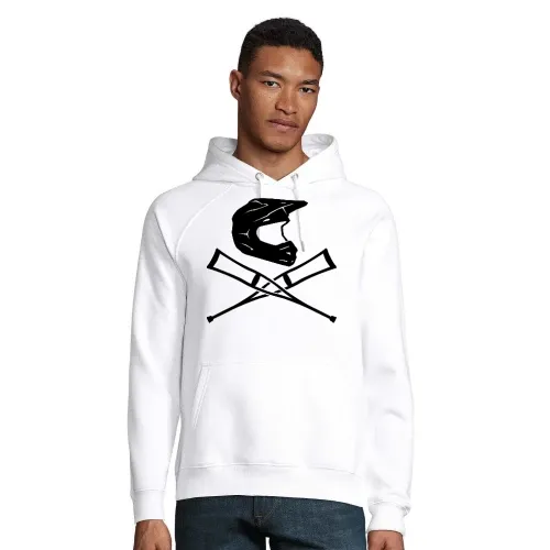 Endurohelm mit Krücken 2.0 Männer Hoodie