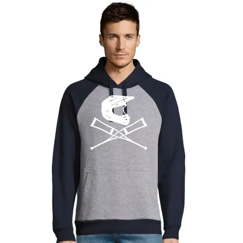 Endurohelm mit Krücken 2.0 Männer Hoodie