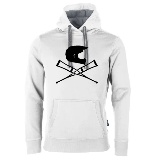 Endurohelm mit Krücken Männer Hoodie