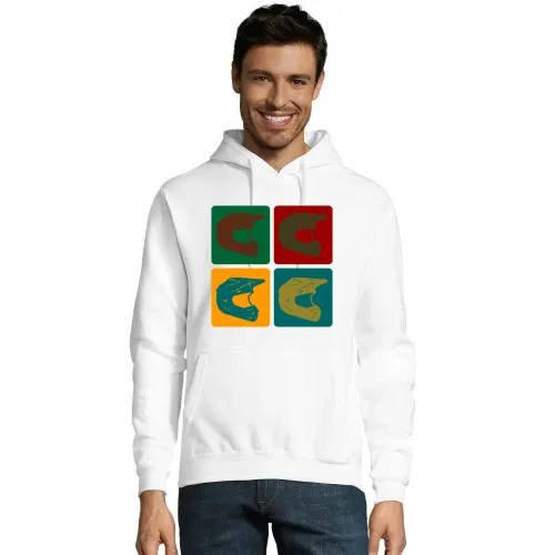 Endurohelm Warhol Hoodie Männer Snake