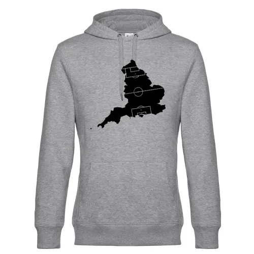 England als Fußballspielfeld Hoodie Männer King Hooded