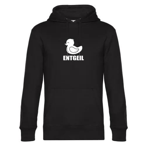 Ente Entgeil Motiv Entchen Gummiente Quitscheente Männer Hoodie