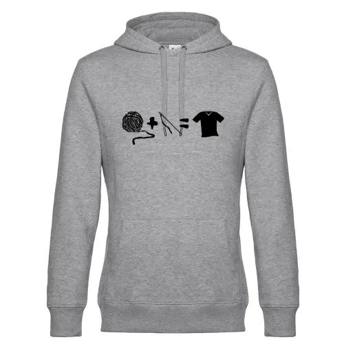 Entstehung eines T-Shirts Männer Hoodie