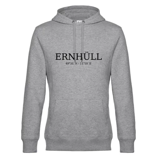 Ernhüll Koordinaten Hoodie Männer King Hooded