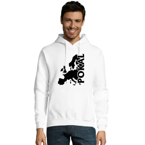 Europapokal Karte Männer Hoodie