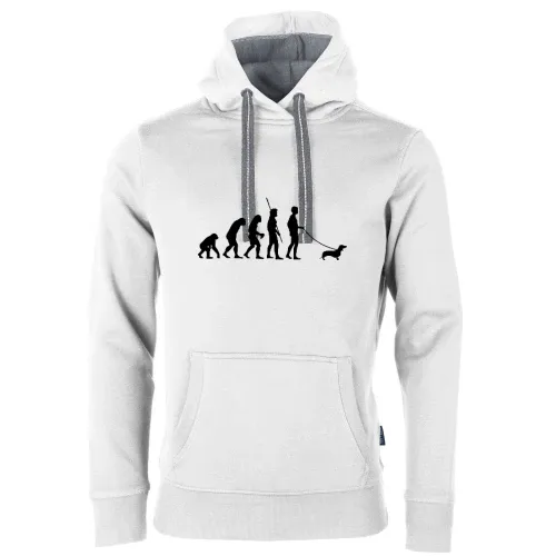 Evolution Dackel Männer Hoodie