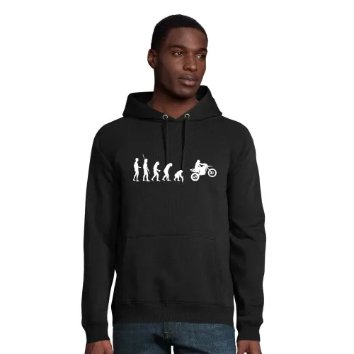 Evolution Enduro Rückwärts Hoodie Männer Stellar Bio