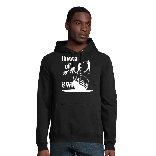 Evolution Frauen Golf Queen of Swing Hoodie Männer Stellar Bio