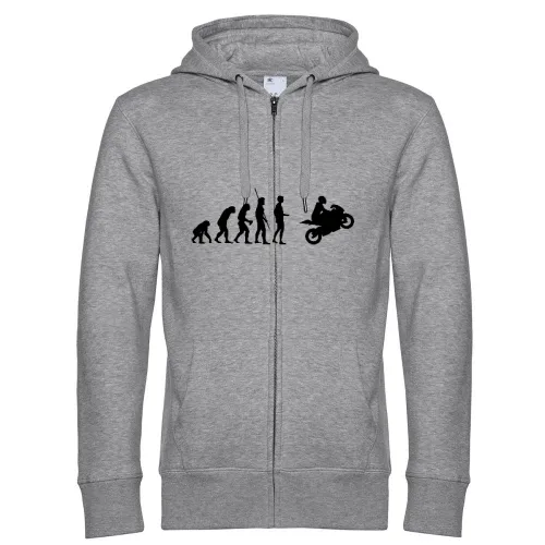 Evolution Motorrad 2.0 Männer Hoodie