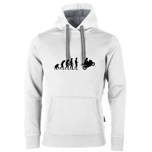 Evolution Motorrad 2.0 Männer Hoodie
