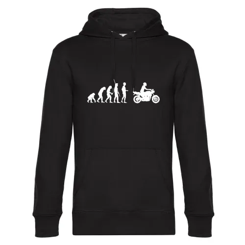 Evolution Motorrad Naked Bike Männer Hoodie
