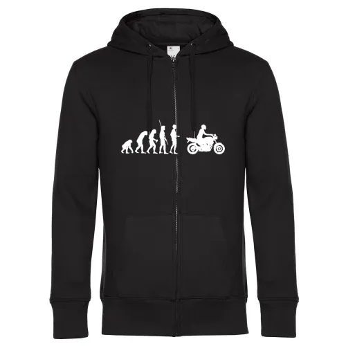 Evolution Motorrad Naked Bike Männer Hoodie