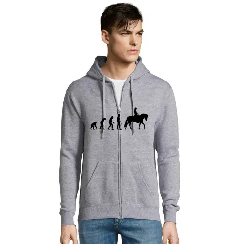 Evolution Pferd Frau Männer Hoodie