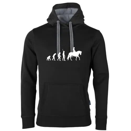 Evolution Pferd Frau Männer Hoodie