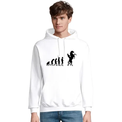 Evolution Pferd hoch Hoodie Männer Condor
