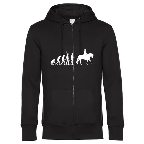 Evolution Pferd Männer Hoodie