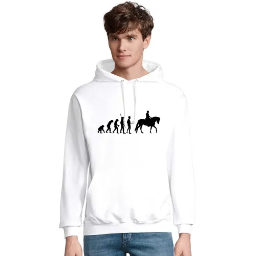 Evolution Pferd Männer Hoodie