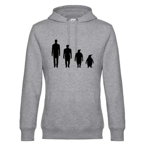 Evolution Pinguin Hoodie Männer King Hooded