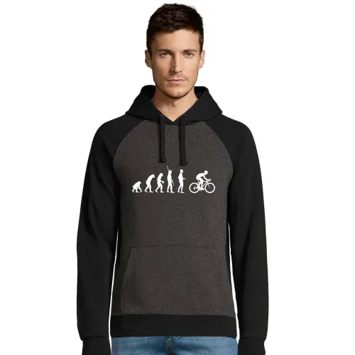 Evolution Rennrad Männer Hoodie