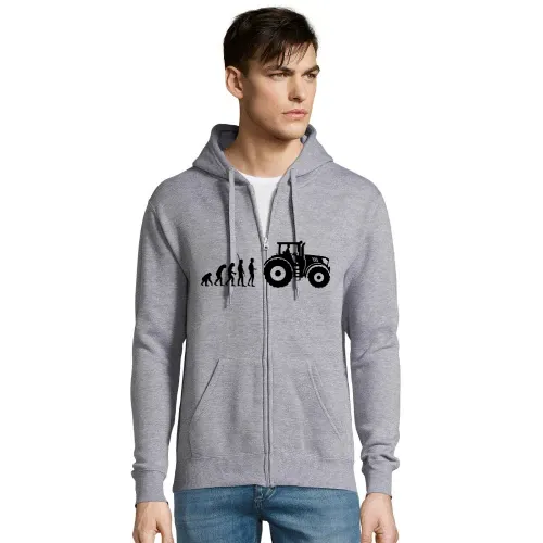 Evolution Traktor Männer Hoodie