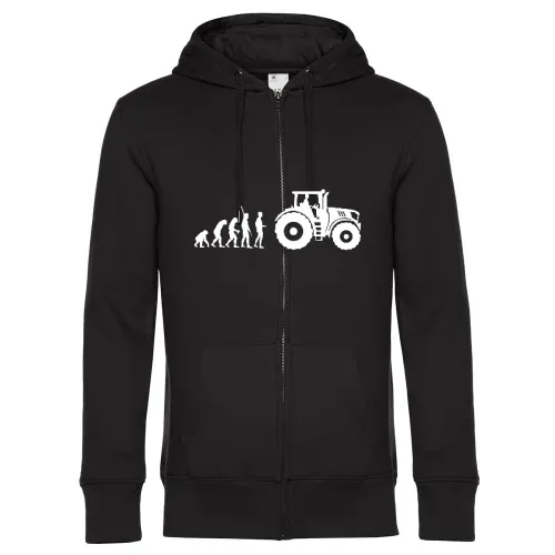 Evolution Traktor Männer Hoodie