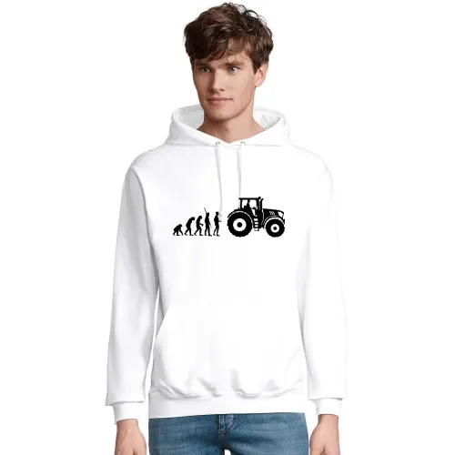 Evolution Traktor Männer Hoodie