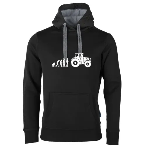 Evolution Traktor Männer Hoodie