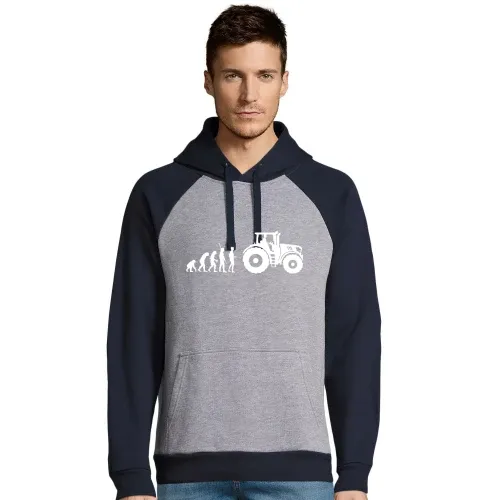 Evolution Traktor Männer Hoodie