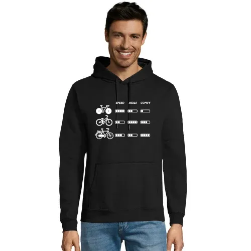 Fahrrad Auslegung Mountainbike Rennrad Citybike Hoodie Männer Snake
