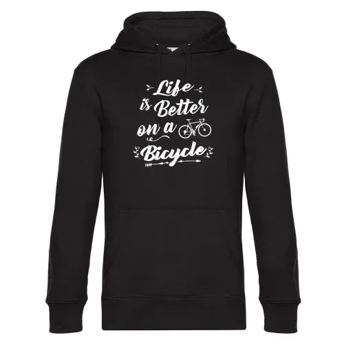 Fahrrad Bike Radfahrer Spruch MTB Fahrradfahren Hoodie Männer King Hooded