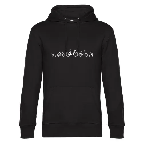 Fahrrad Evolution Rennrad Männer Hoodie