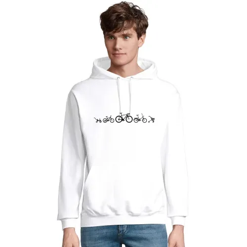Fahrrad Evolution Rennrad Männer Hoodie