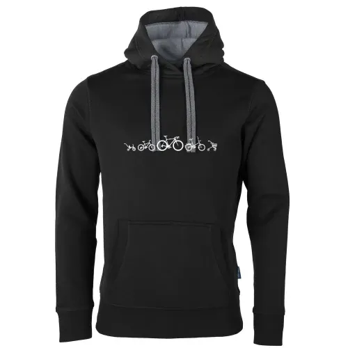 Fahrrad Evolution Rennrad Männer Hoodie