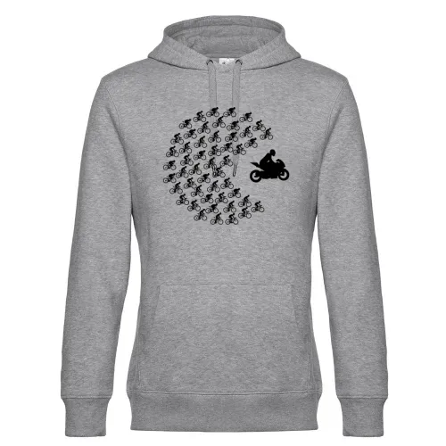 Fahrrad frisst Biker Hoodie Männer King Hooded
