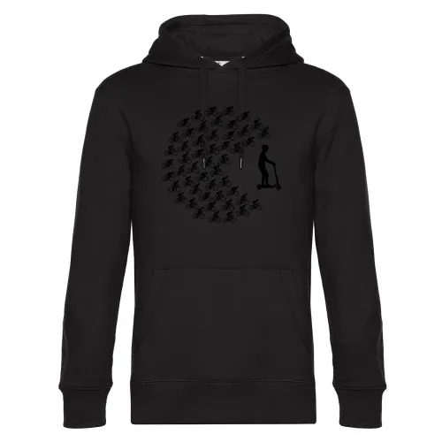 Fahrrad frisst E-Roller Hoodie Männer King Hooded