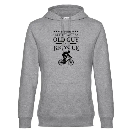 Fahrrad Radfahrer Rentner Biker Alter Mann Spruch Hoodie Männer King Hooded