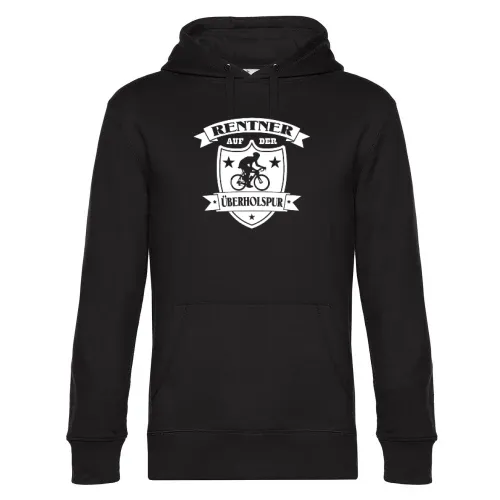 Fahrrad Rentner auf der Ueberholspur Hoodie Männer King Hooded