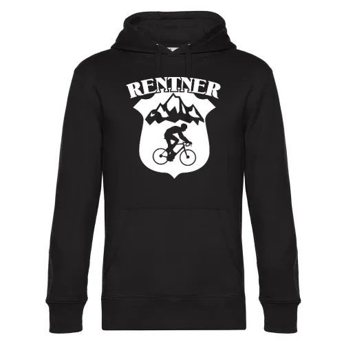 Fahrrad Rentner Bike Rente Rennrad Radfahrer Opa Hoodie Männer King Hooded
