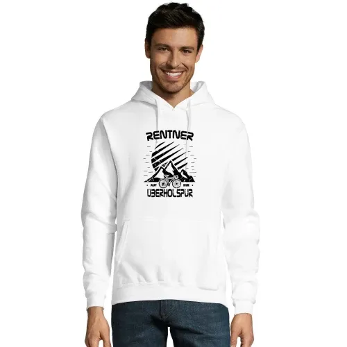 Fahrrad Rentner Spruch Berge Bike lustig Männer Hoodie